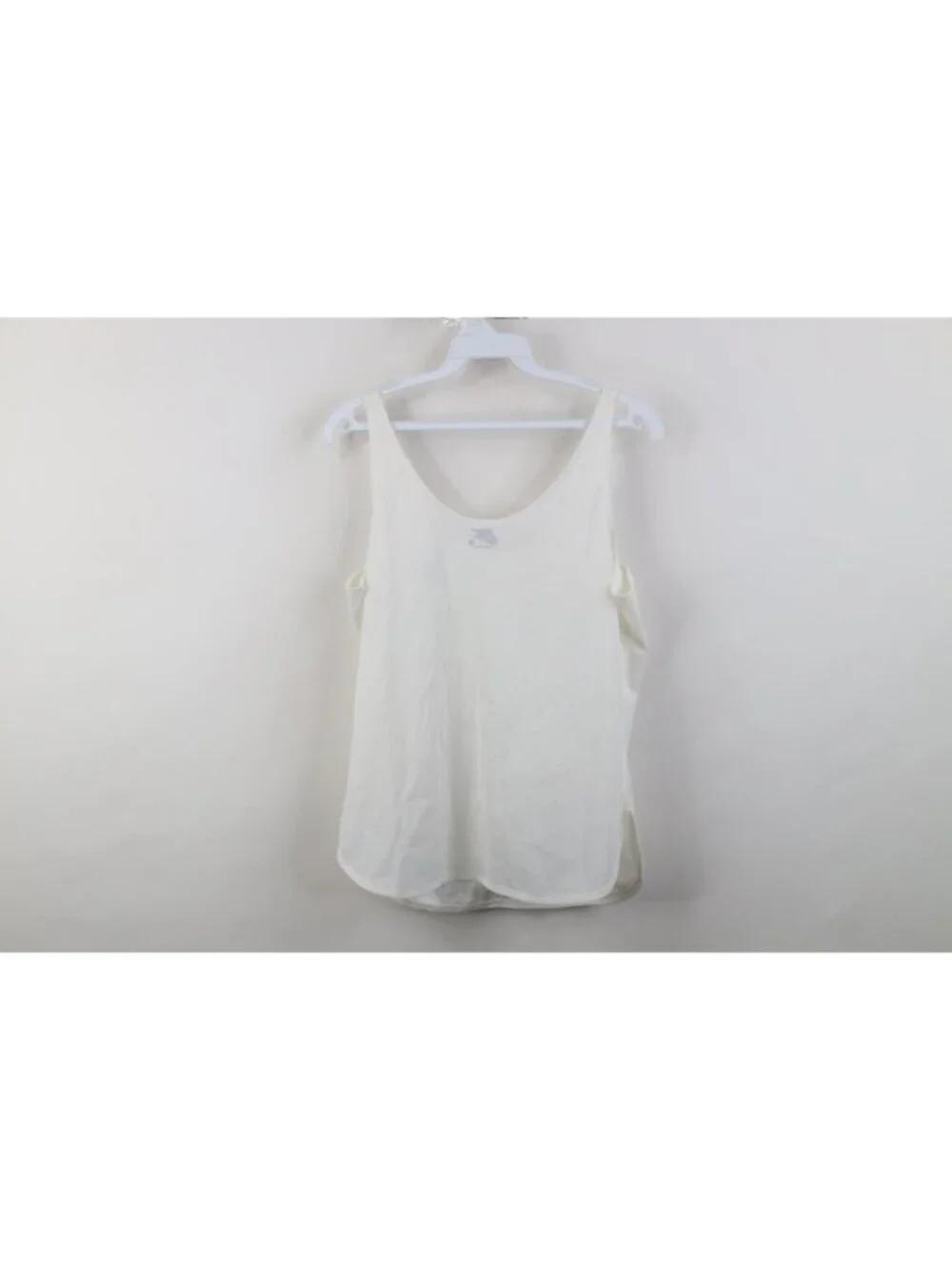 Vtg 90s Nike Womens Large Travis Scott Mini Swoosh Tank Top Singlet Jersey USA